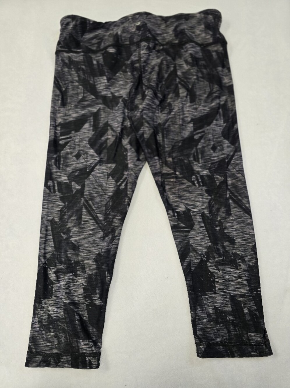 Active Life Black and Gray Space-Dye Leggings Size XL